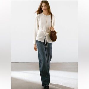 Massimo Dutti Flowy Blouse NWT Size S